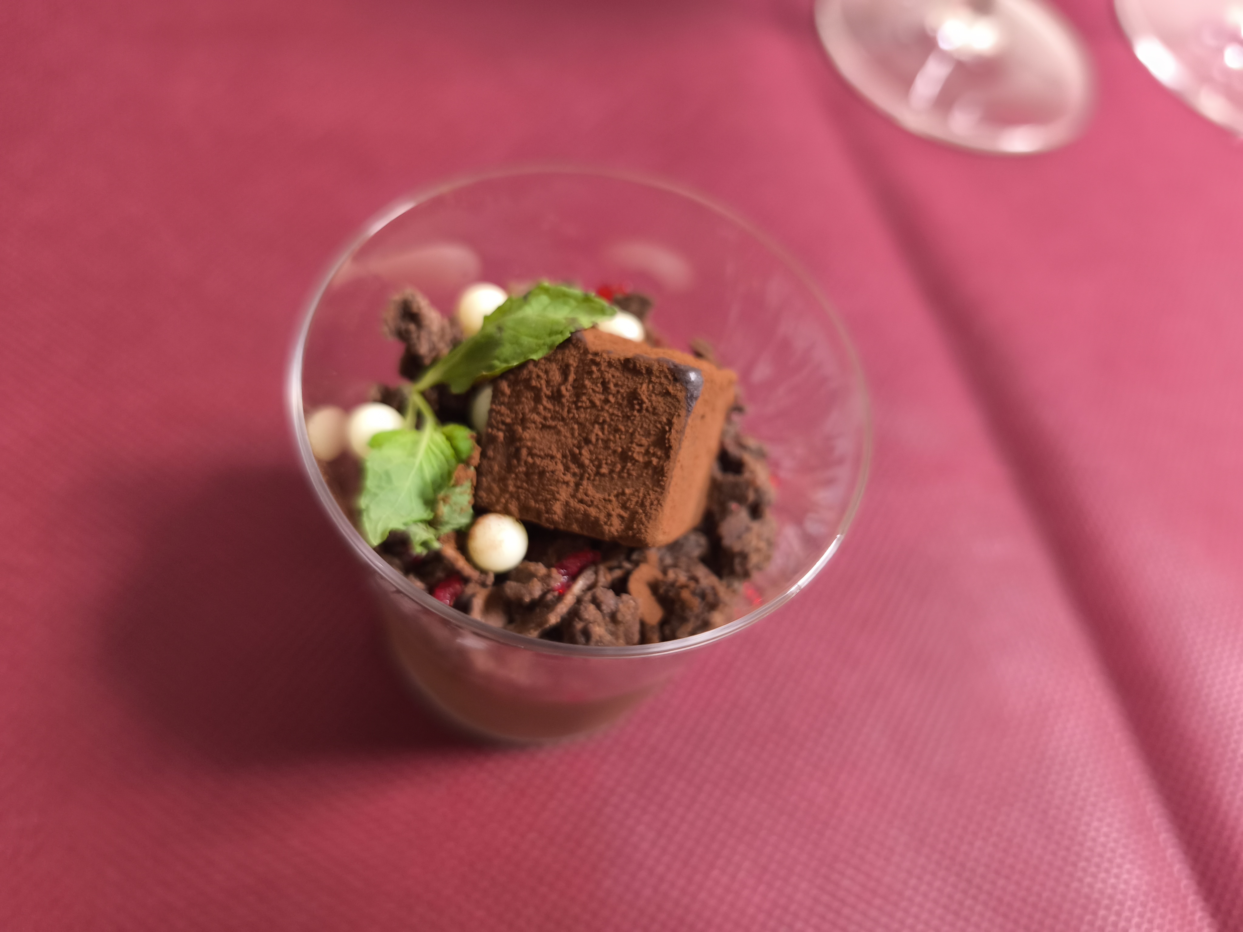 デザートは生チョコで本当に美味しいです
