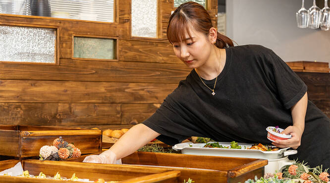 有名料理店出身のシェフによる創作メニューの数々